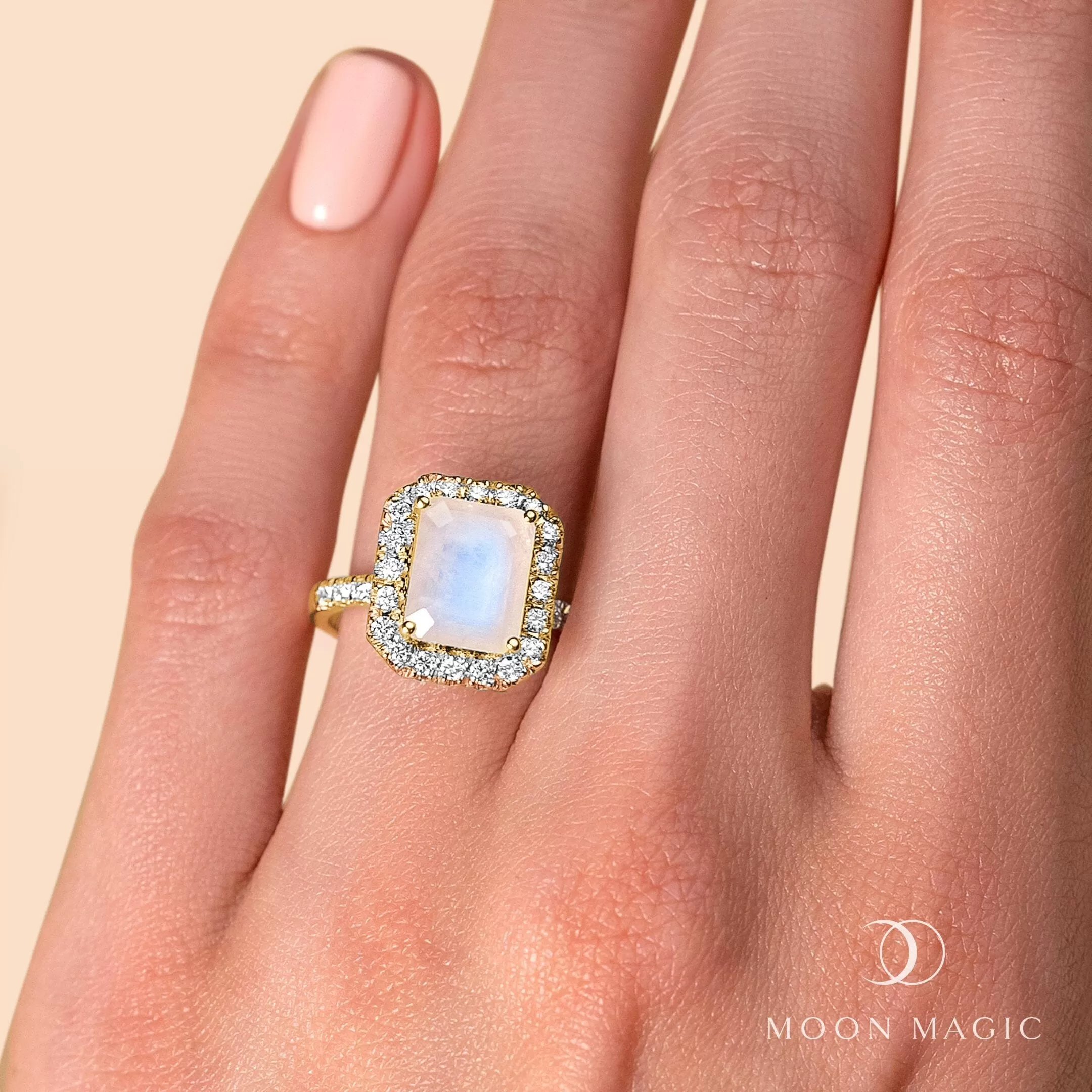 Moonstone Diamond Ring - Lush