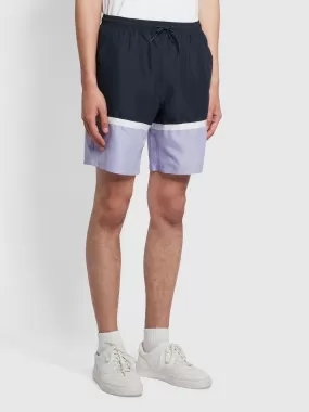 Murphy Cut & Sew Swim Shorts In True Navy