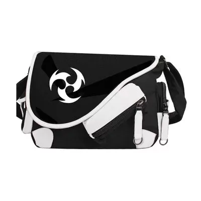 new game Genshin Impact KLEE VENTI Anime Peripheral Eye of God Wind Fire Thunder Two-dimensional Messenger Bag