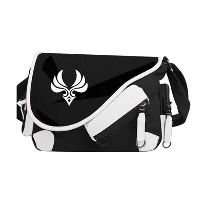 new game Genshin Impact KLEE VENTI Anime Peripheral Eye of God Wind Fire Thunder Two-dimensional Messenger Bag