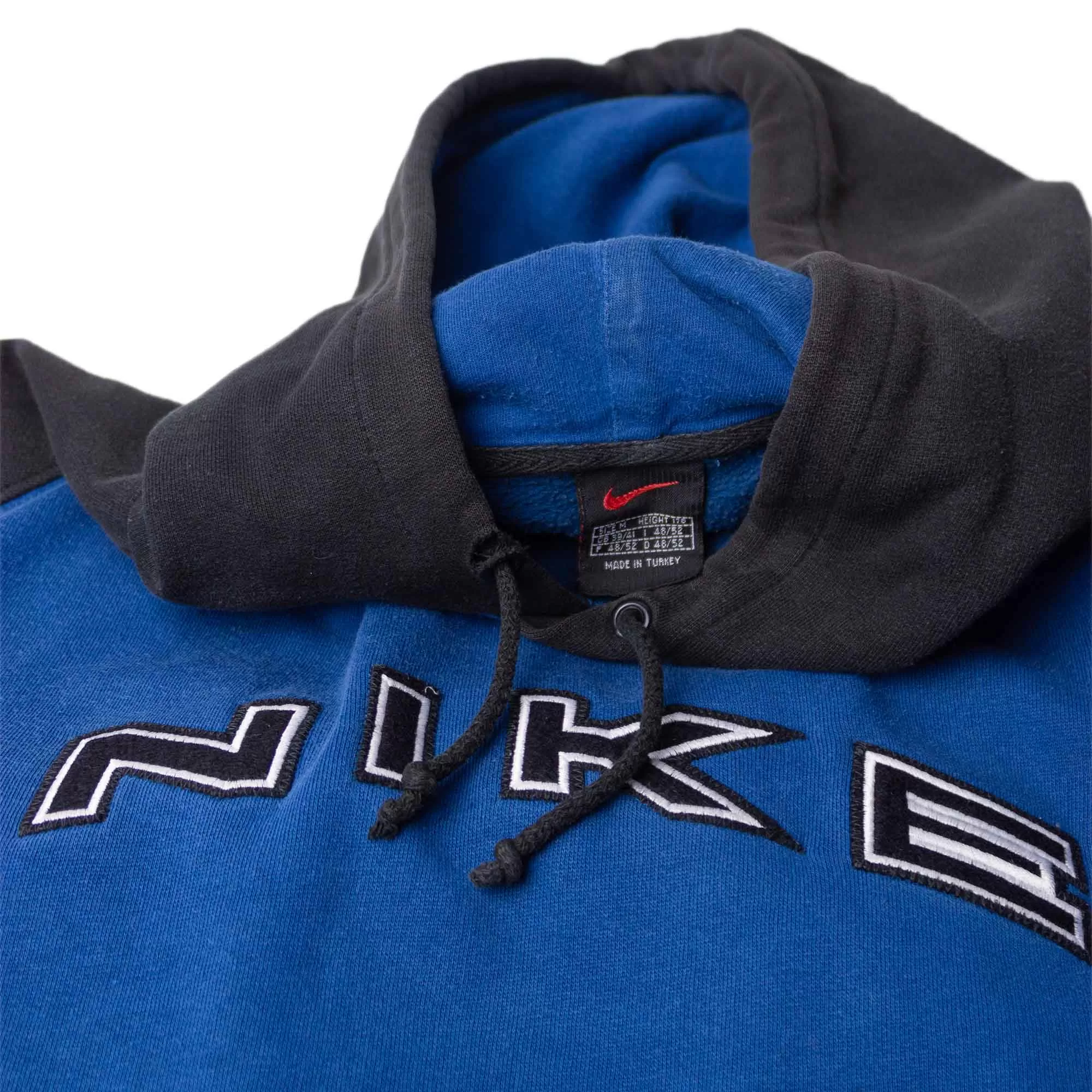 Nike 90s Embroidered Spellout Hoodie (M)