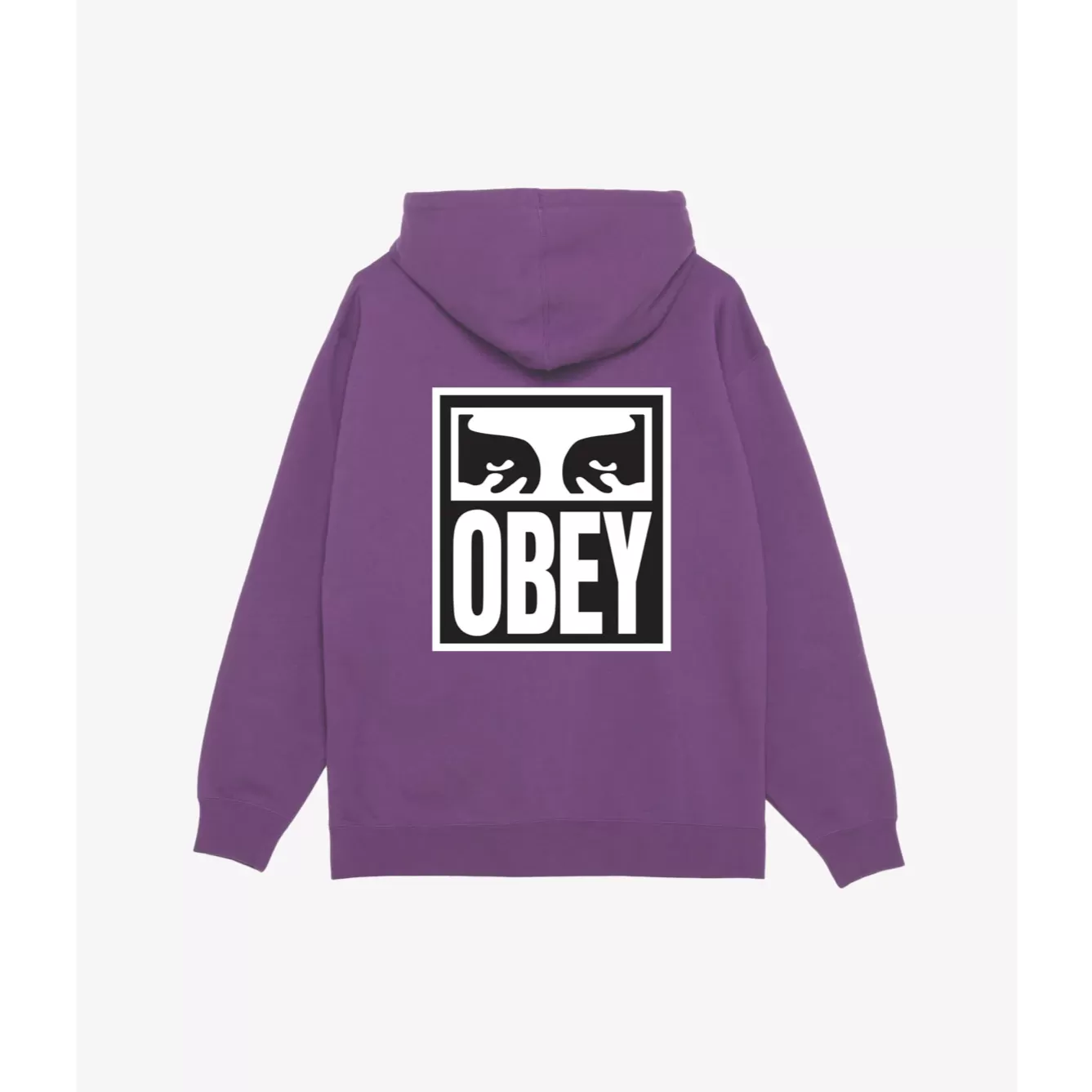 Obey adult full zip hoodie 117482142 blackberry