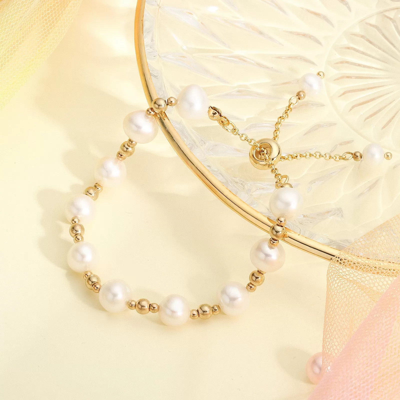 Pearl Chain Bracelet