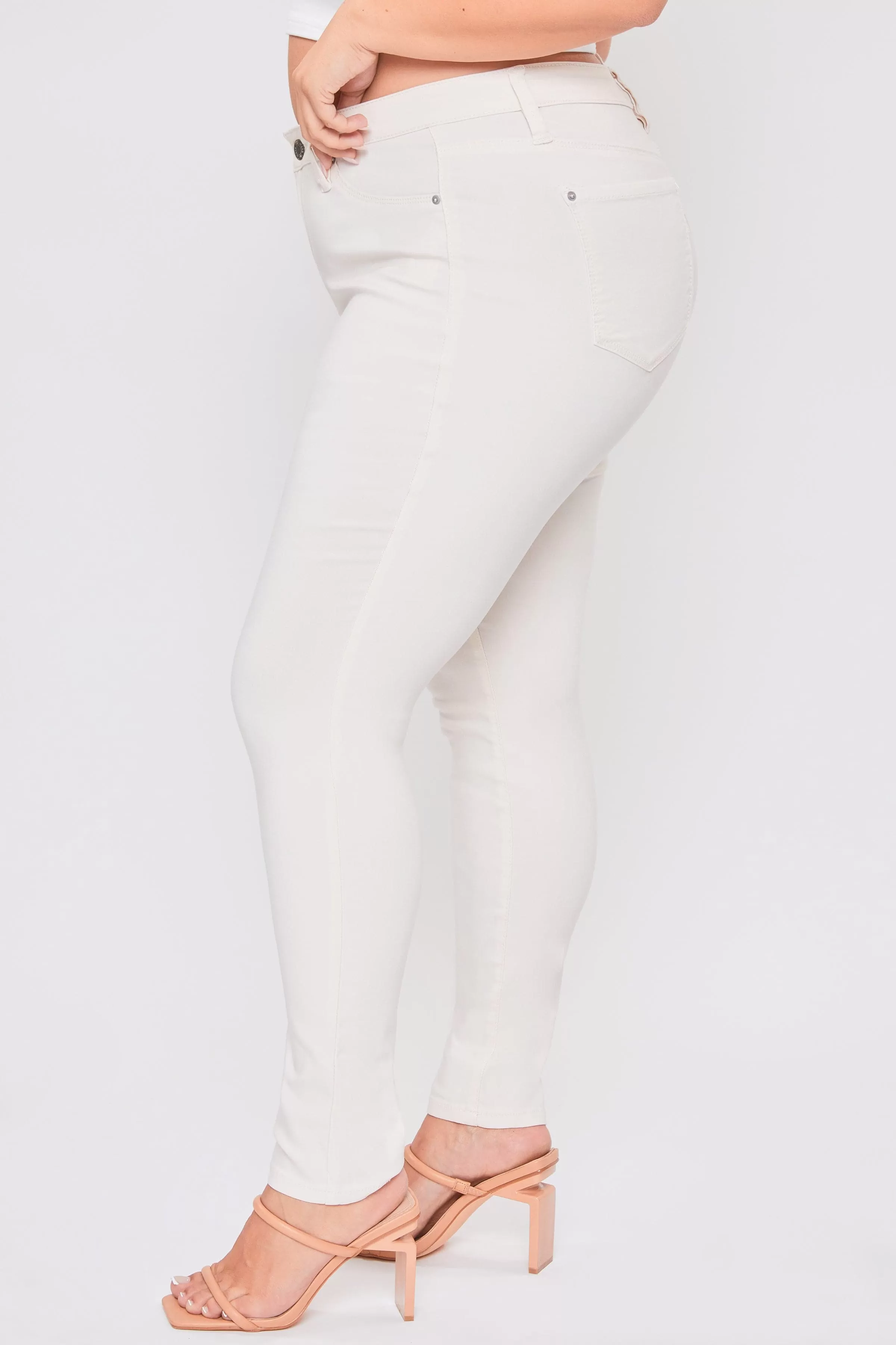 Plus Size Women's Hyperstretch Forever Color Pants - Pastels