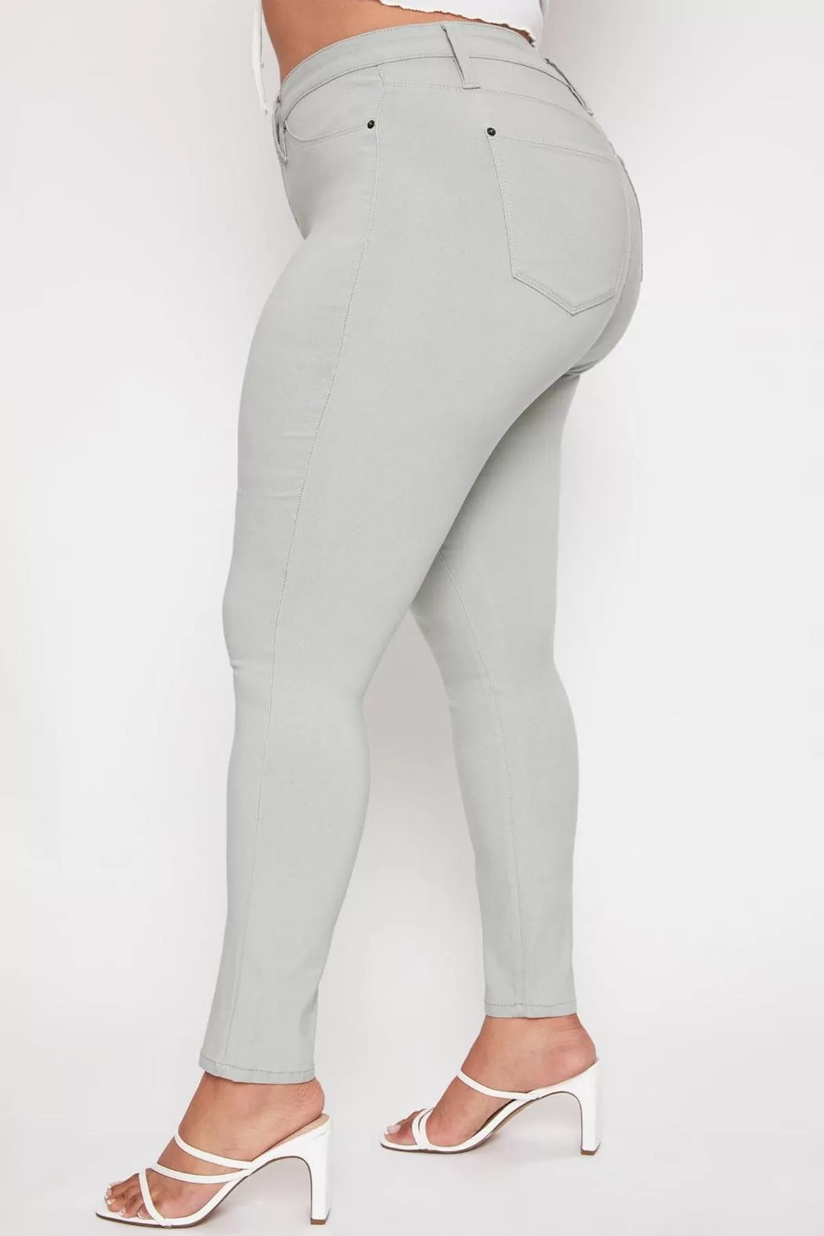 Plus Size Women's Hyperstretch Forever Color Pants - Pastels