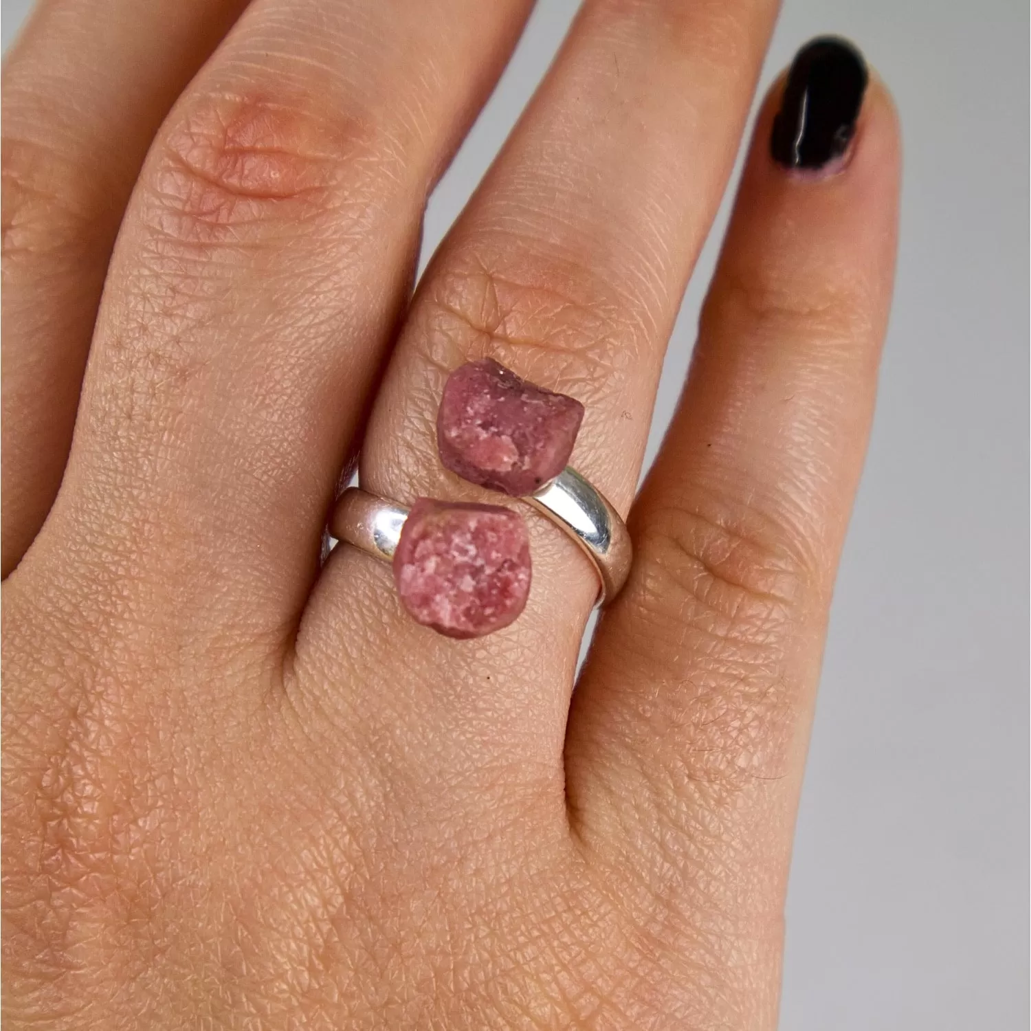 Rhodonite Adjustable Ring