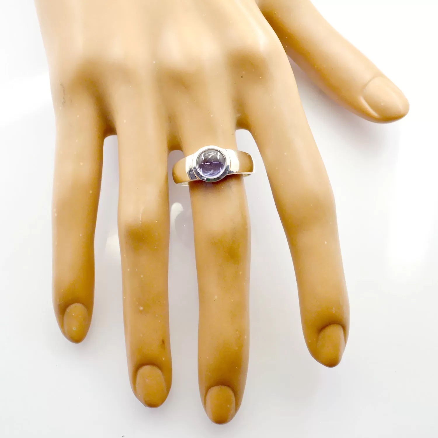 Riyo Designer Gemstone Amethyst 925 Sterling Silver Ring Boxing Day