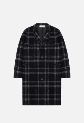 Scarlet Overcoat / Black Plaid