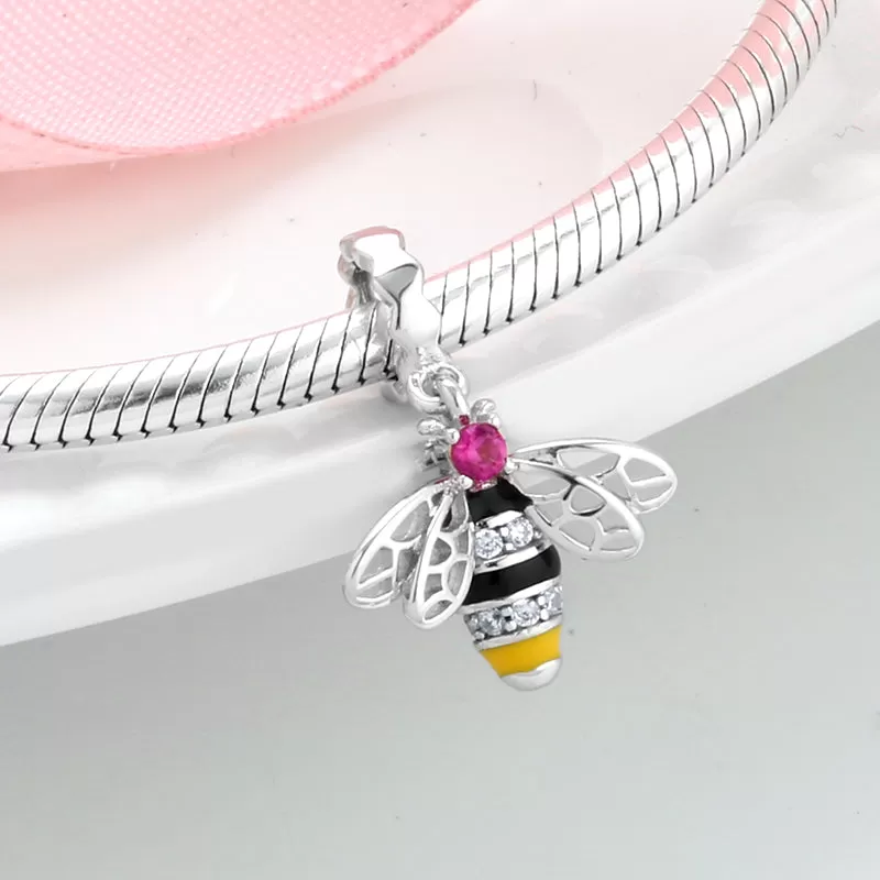 Silver Ribbon Charms Jewelry For Women