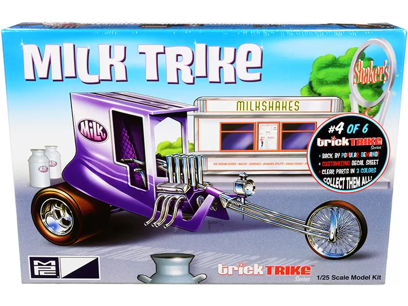 Skill 2 Model Kit Milk Trike Trick Trikes Series 1/25 Scale Model by MPC