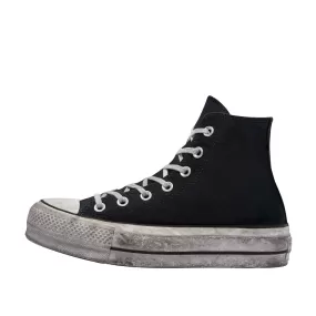 Sneakers Donna Converse Chuck Taylor All Star Platform Smoked Canvas Nero