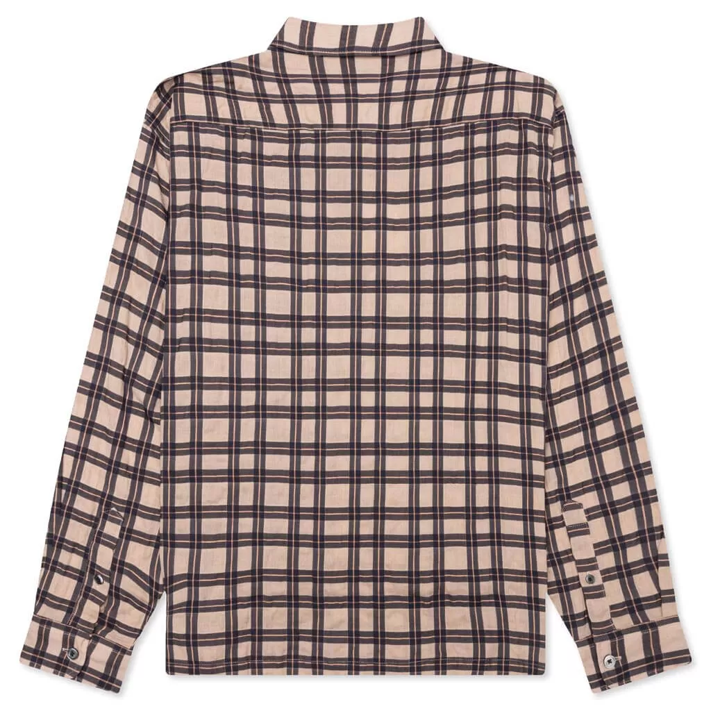 Sonoma Plaid L/S Shirt - Tan