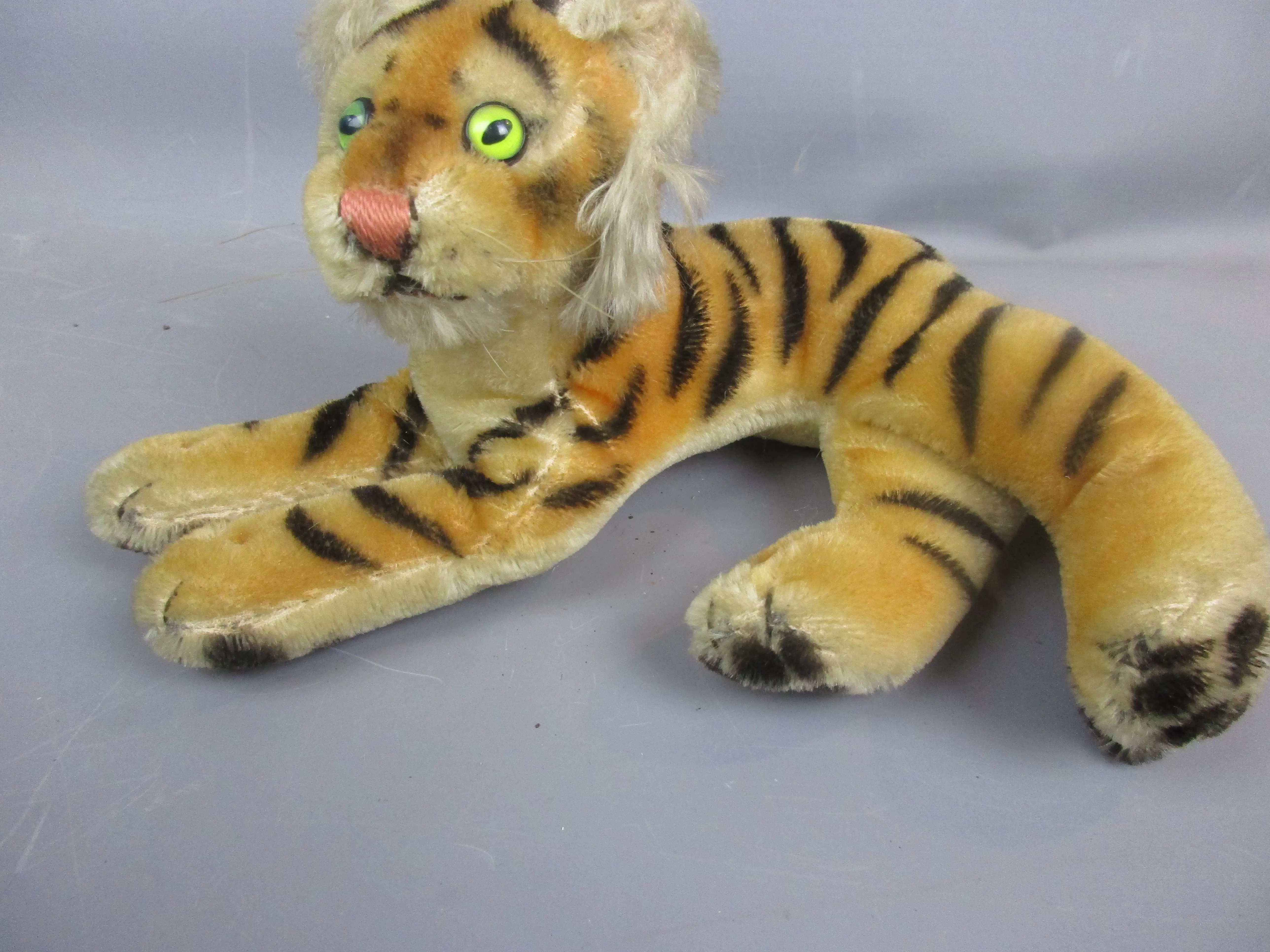 Steiff Mohair Tiger Plush Teddy Vintage c1950