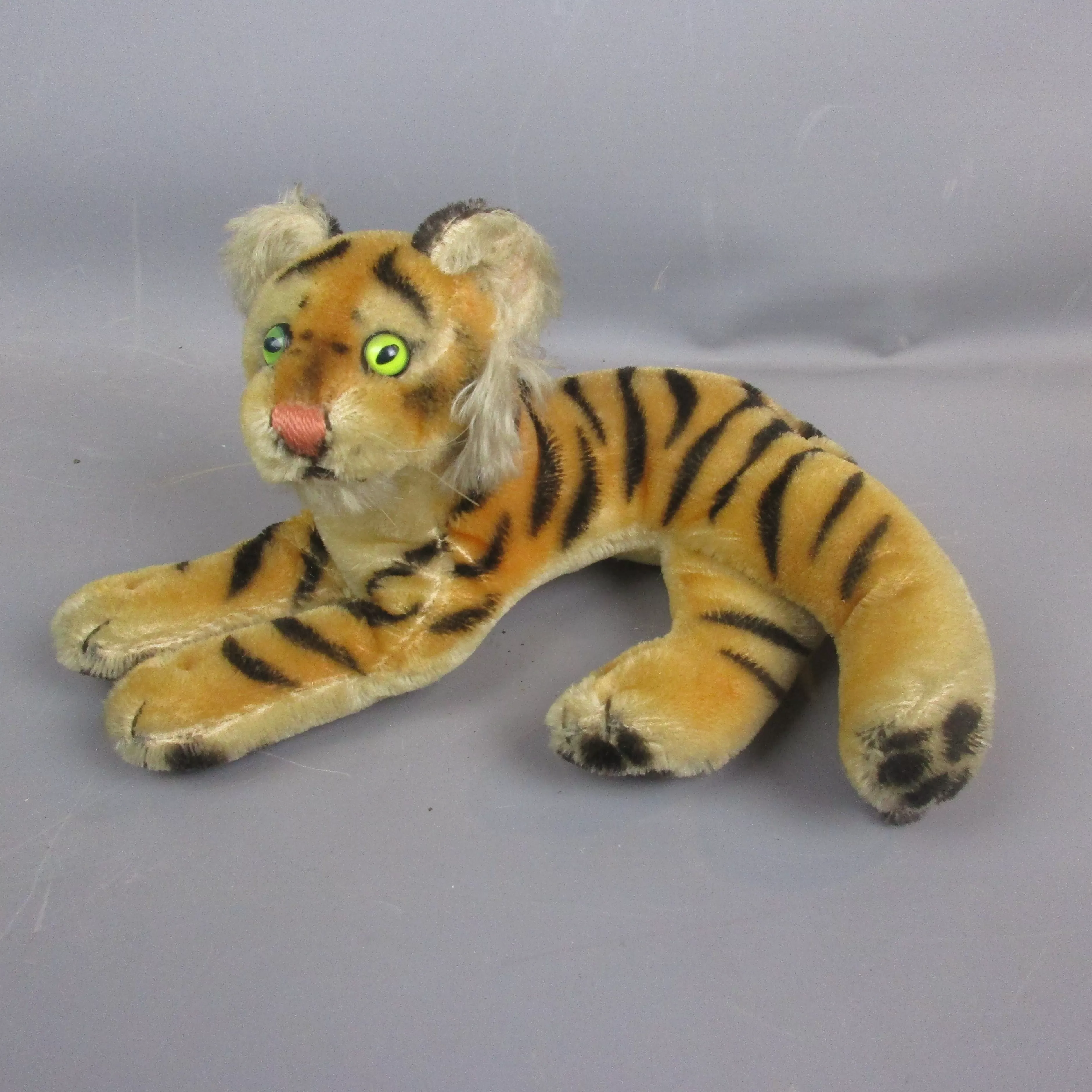 Steiff Mohair Tiger Plush Teddy Vintage c1950