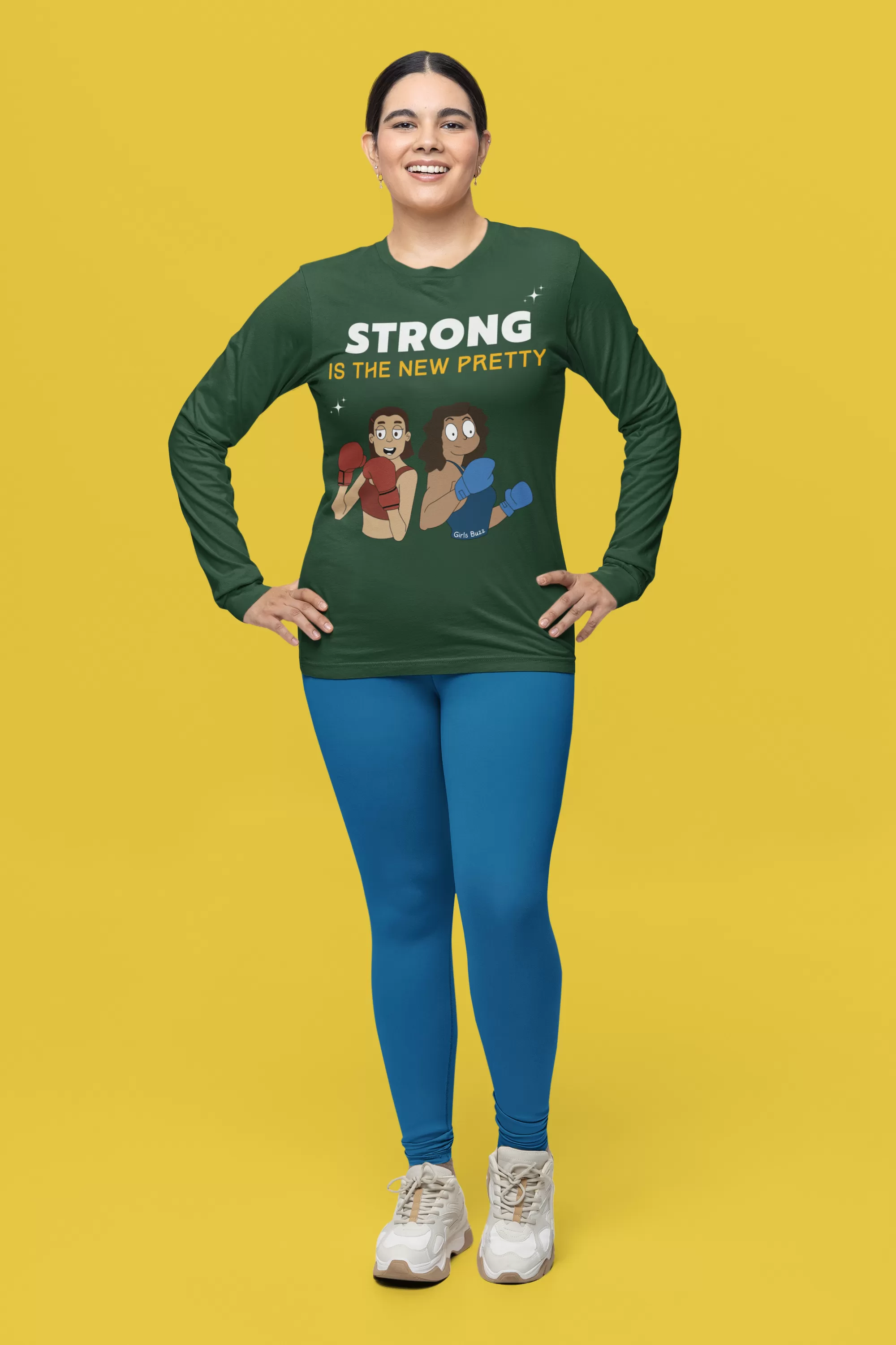 Strong Is The New Pretty Full Sleeves T-shirt