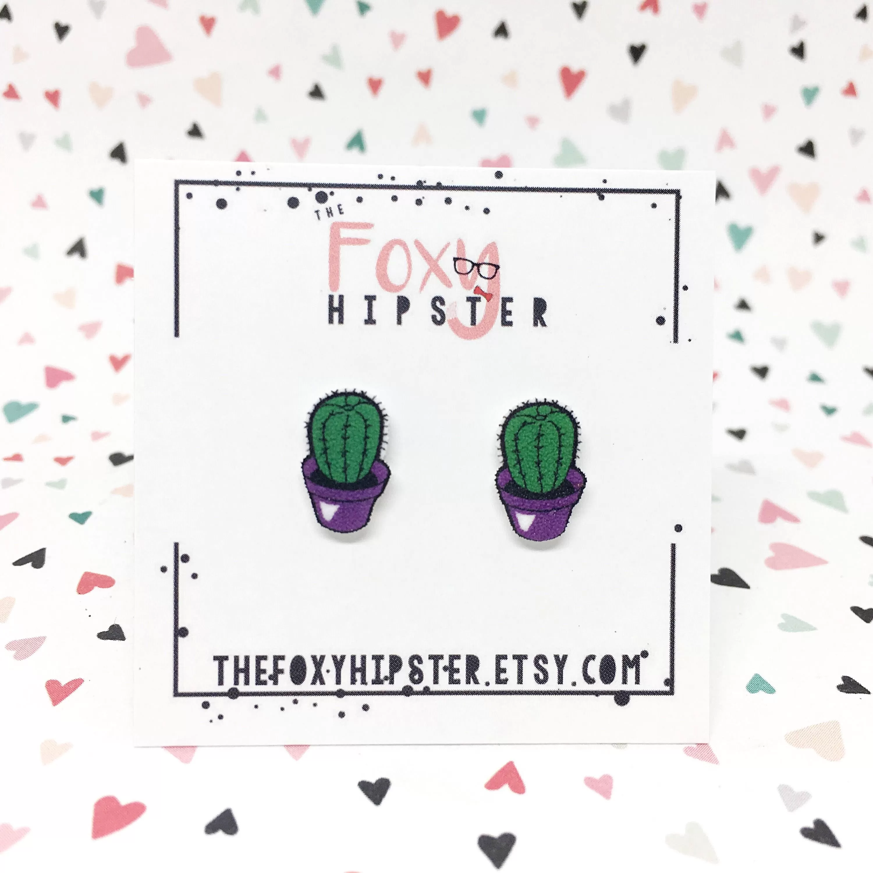 Succulent Stud Earrings