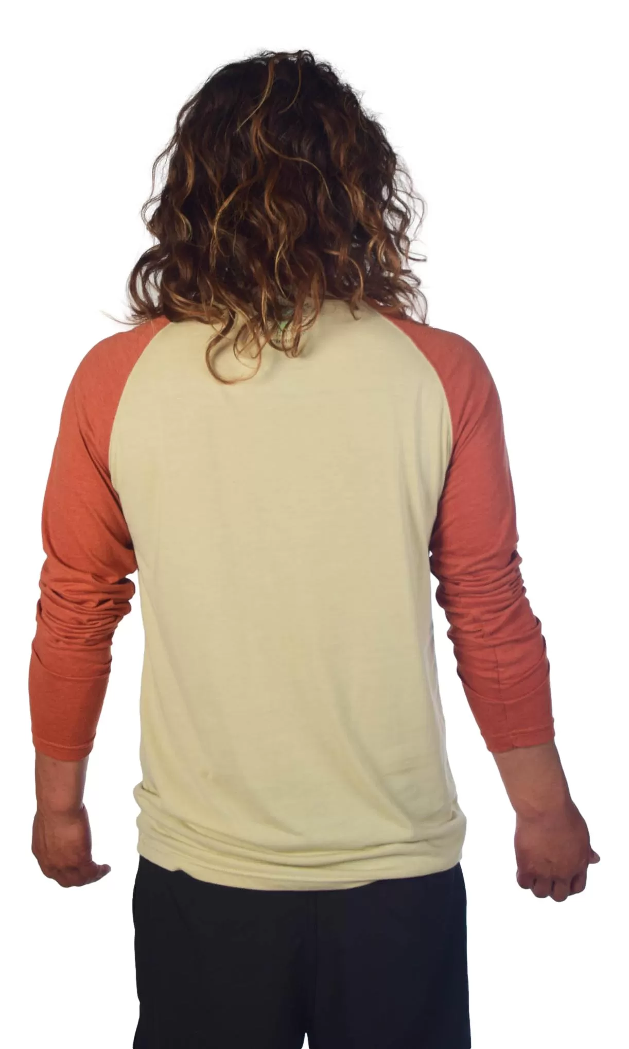 Swami Yogananda on Long-Sleeve Men's Raglan