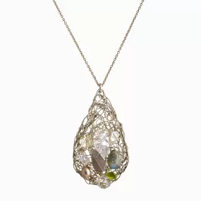 Teardrop GemStone  Pendant