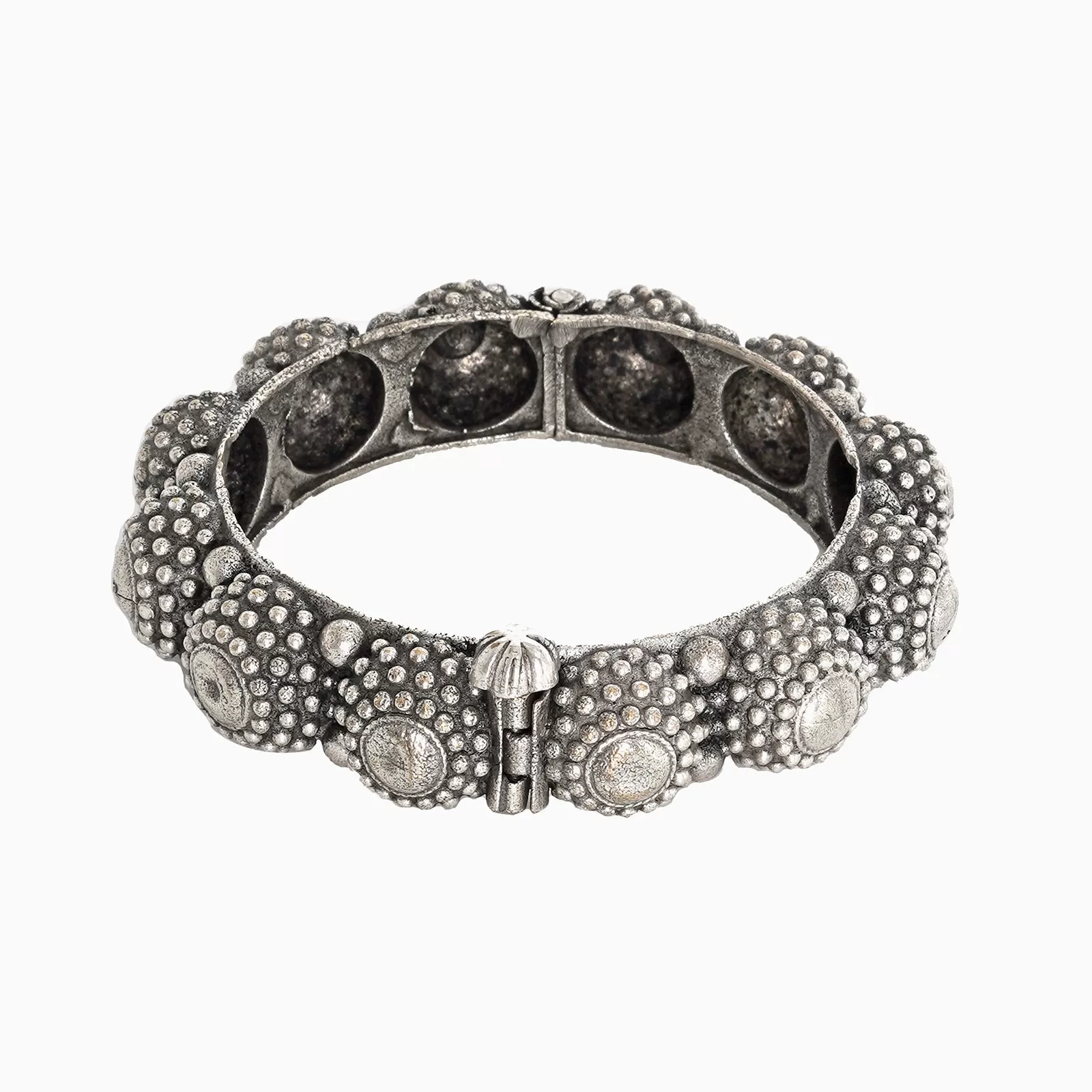 Teejh Raviksha Silver Oxidised Bracelet