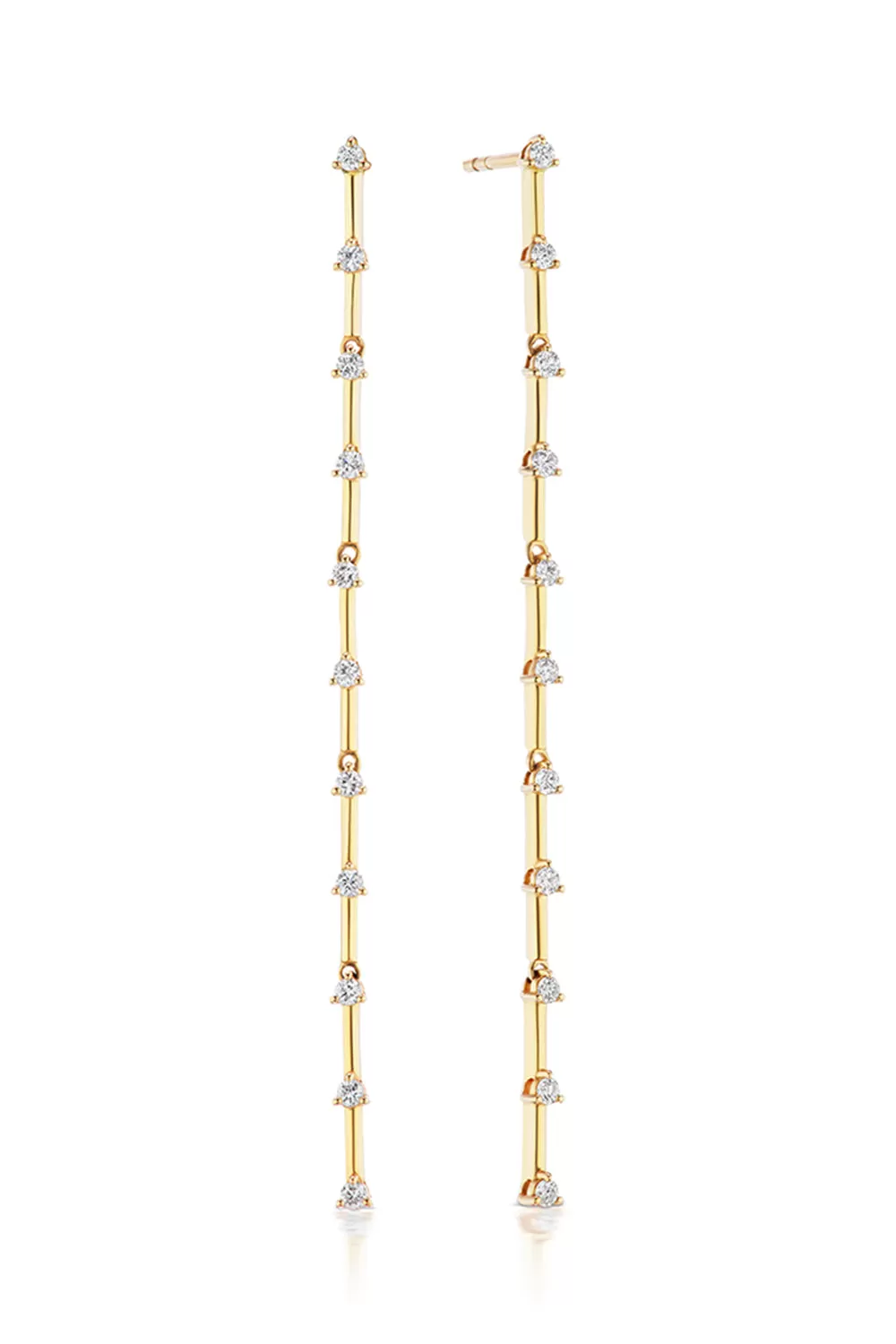 The Stand Out Earrings in Yellow Gold