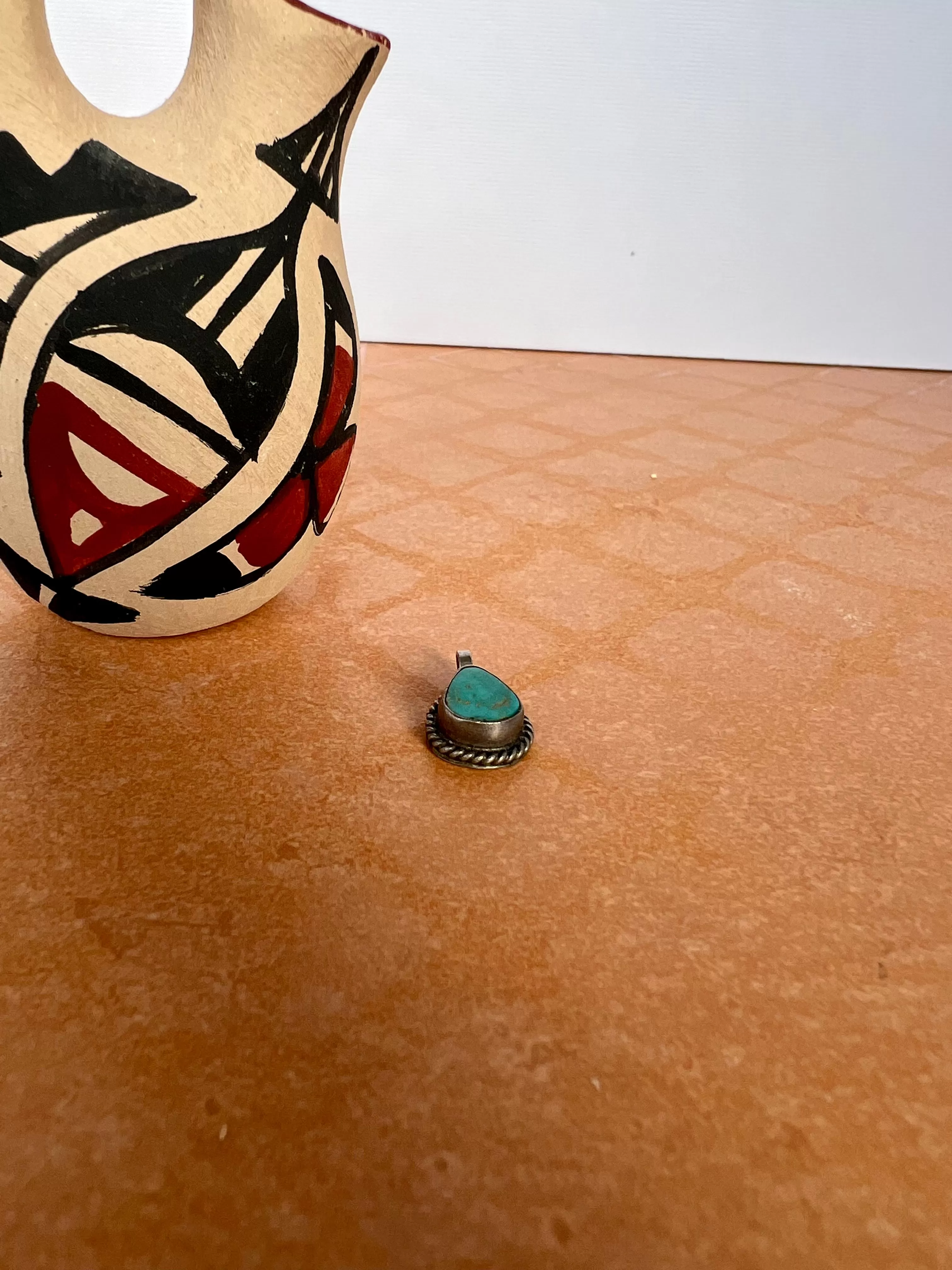 Tiny Turquoise Pendant