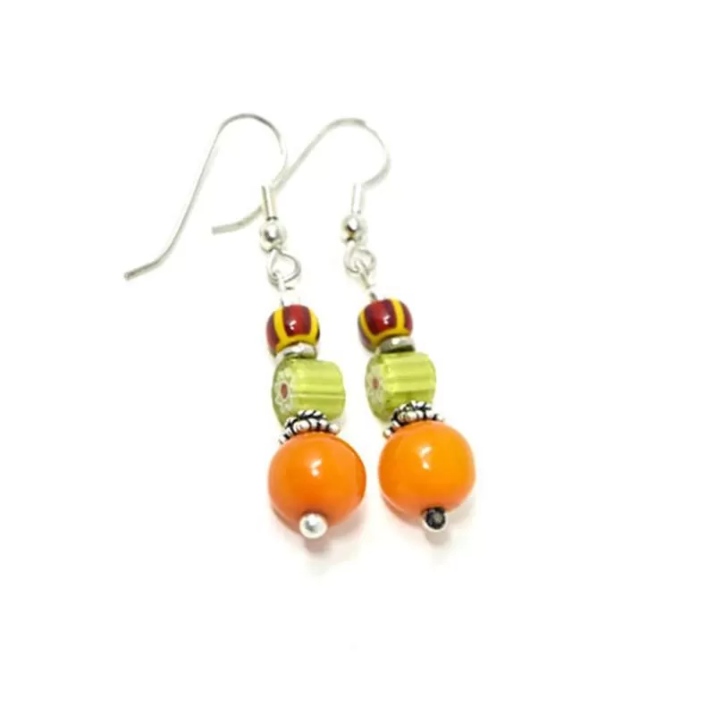 Trade Beads Earrings 14