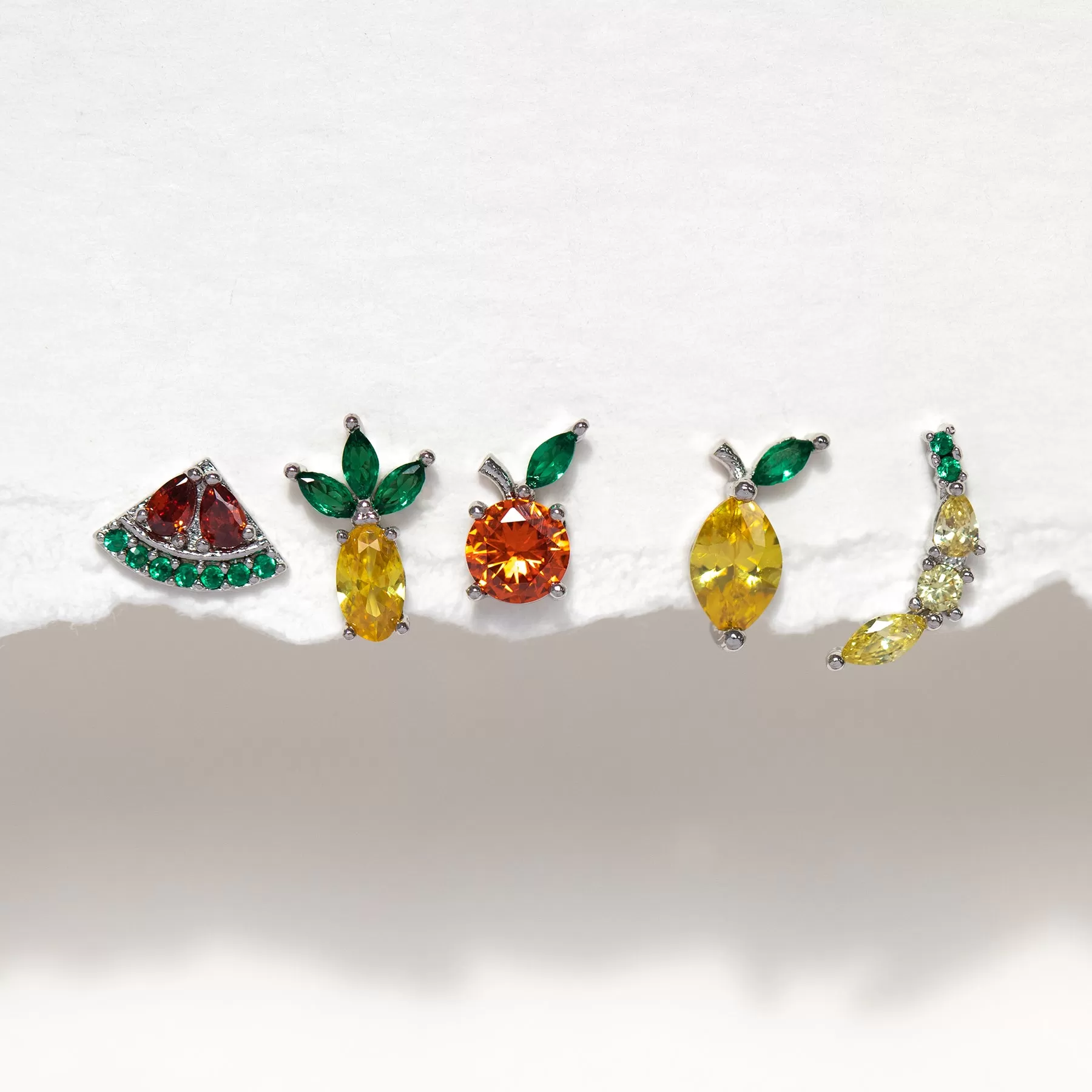 Tropical Fruit Basket Stud Set