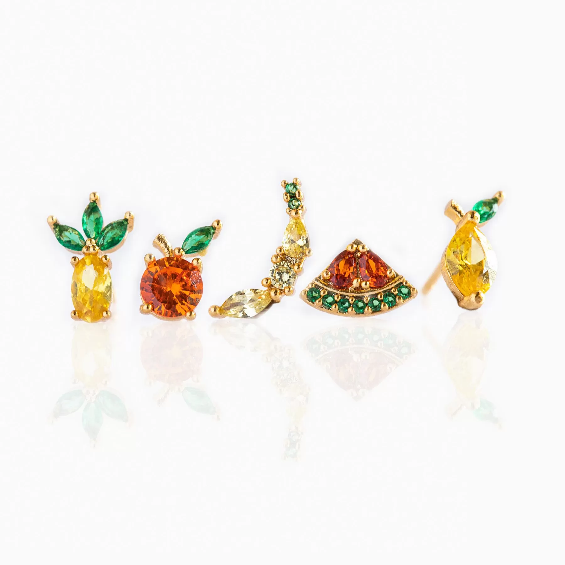 Tropical Fruit Basket Stud Set