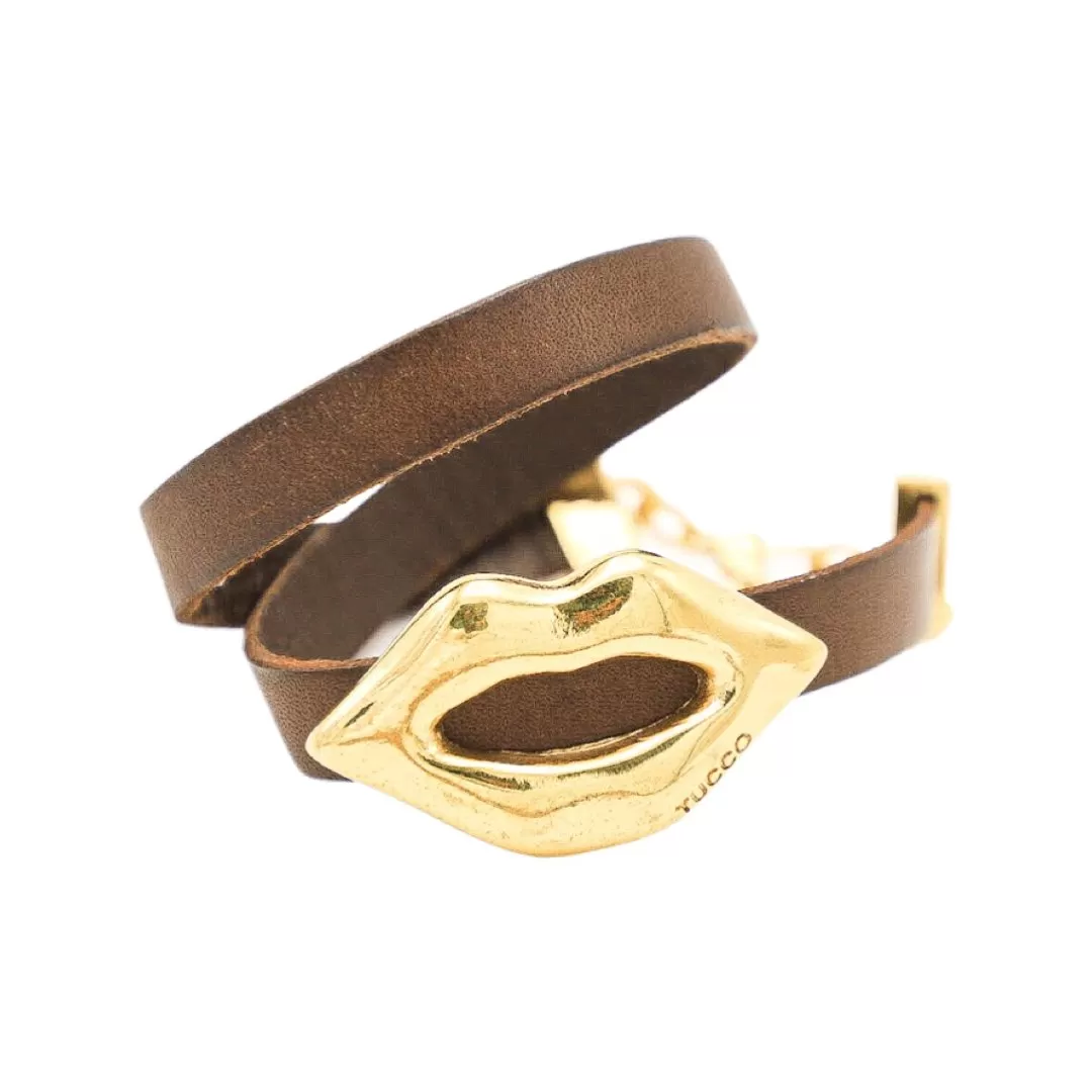 TUCCO KISS ME LEATHER BRACELET