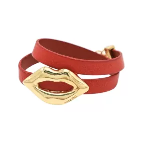 TUCCO KISS ME LEATHER BRACELET