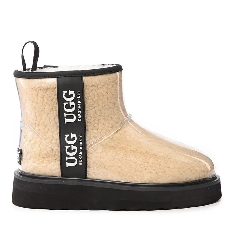 UGG Platinum Coated Rain Boots