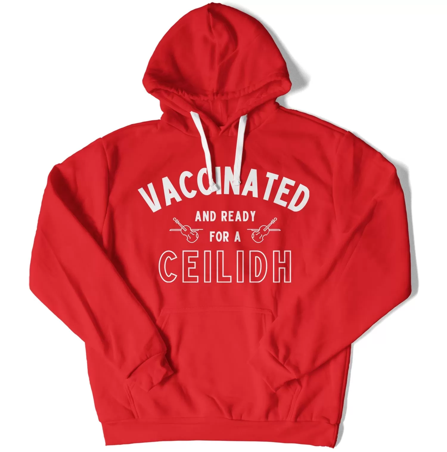 Vaccinated and Ready for a Ceilidh Unisex Hoodie