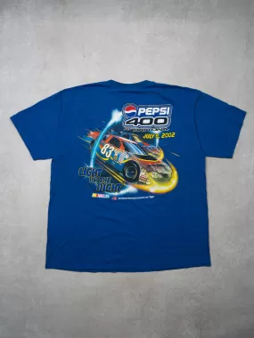 Vintage '02 Blue Pepsi Dayona 400 Racing Tee (L)