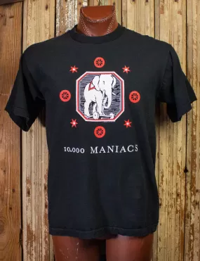 Vintage 10,000 Maniacs Blind Man's Zoo Concert T Shirt 1989 Black Large