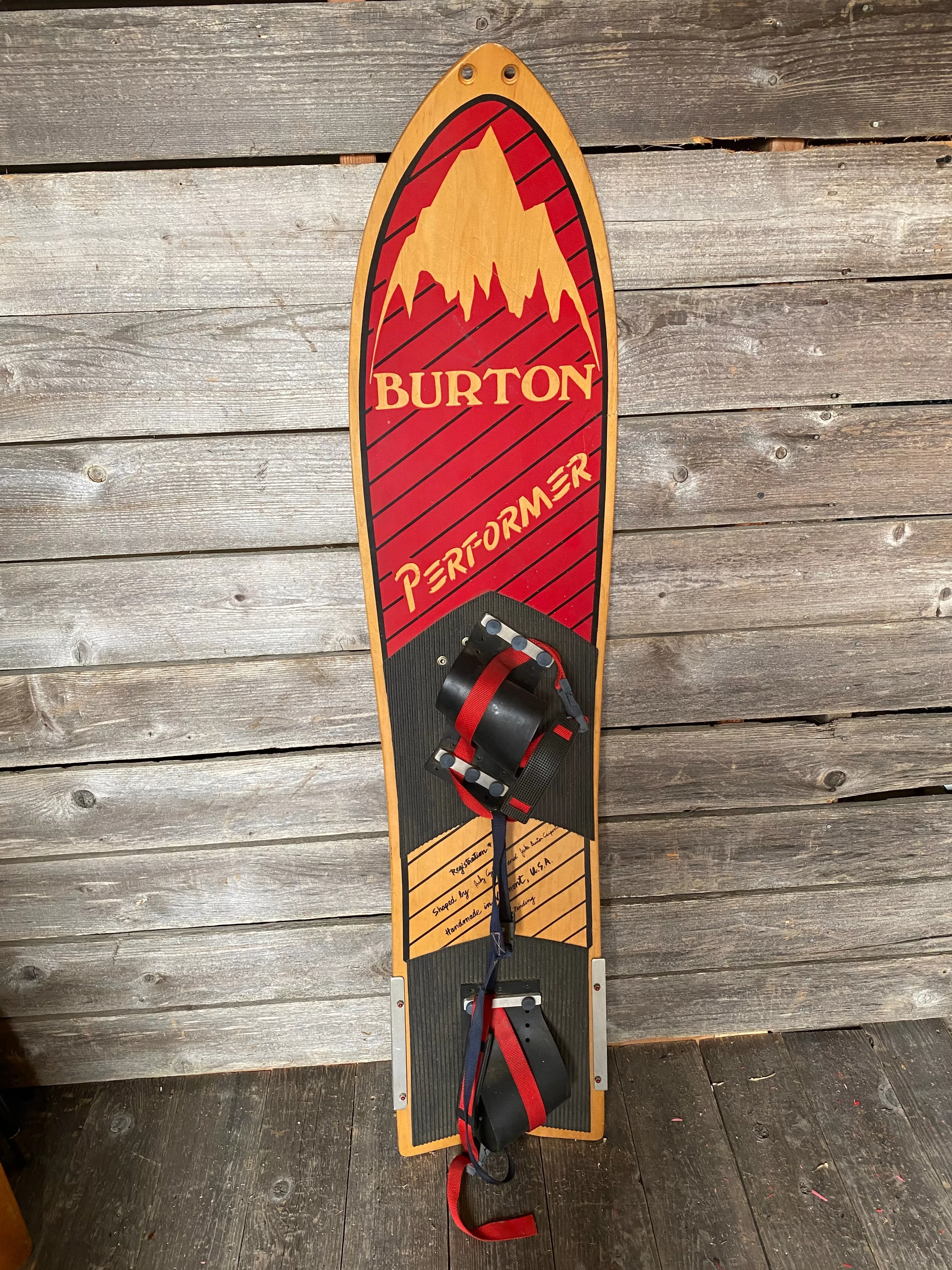 Vintage Burton Performer Snowboard 9-20