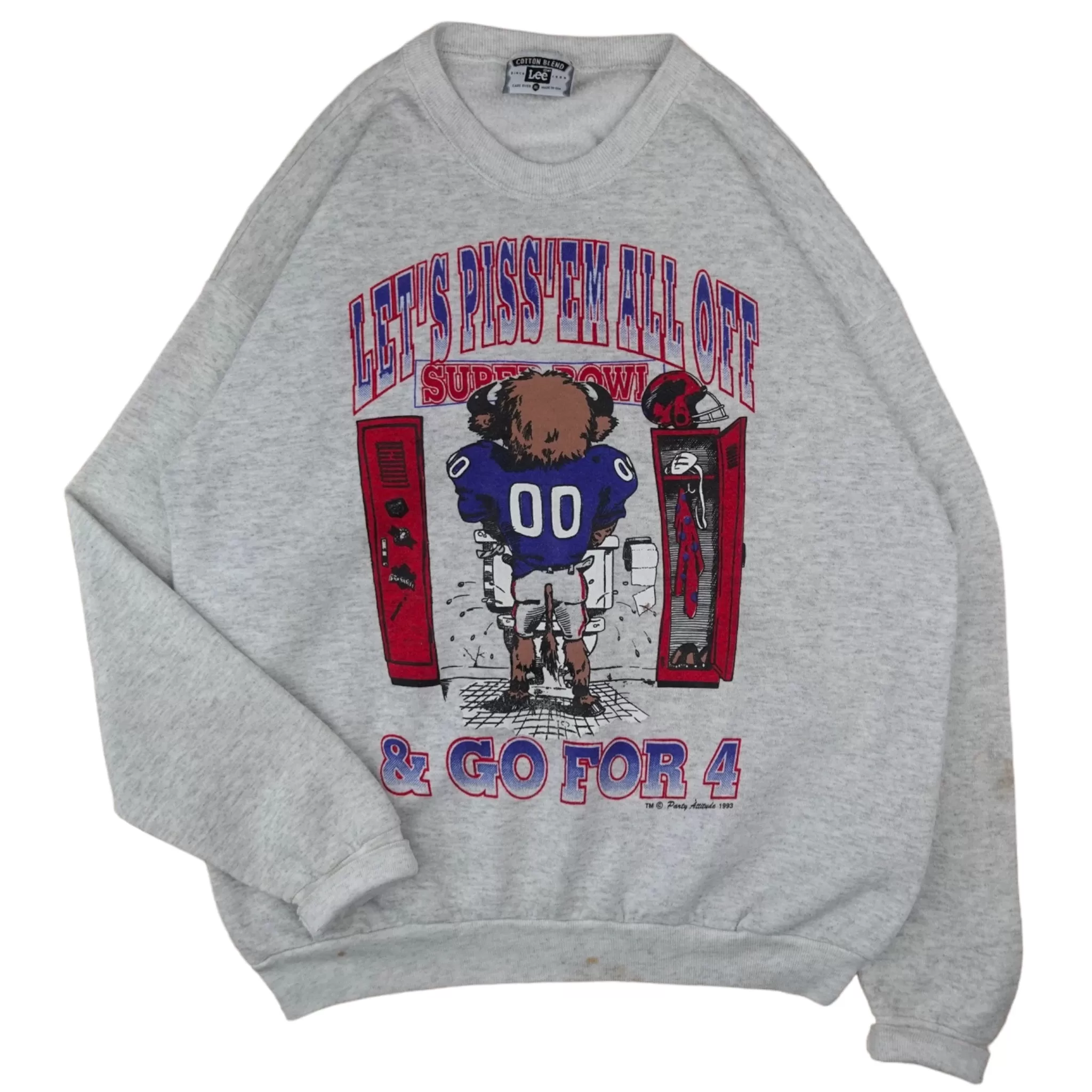 Vintage Let's Piss 'Em Off Sweatshirt - XL