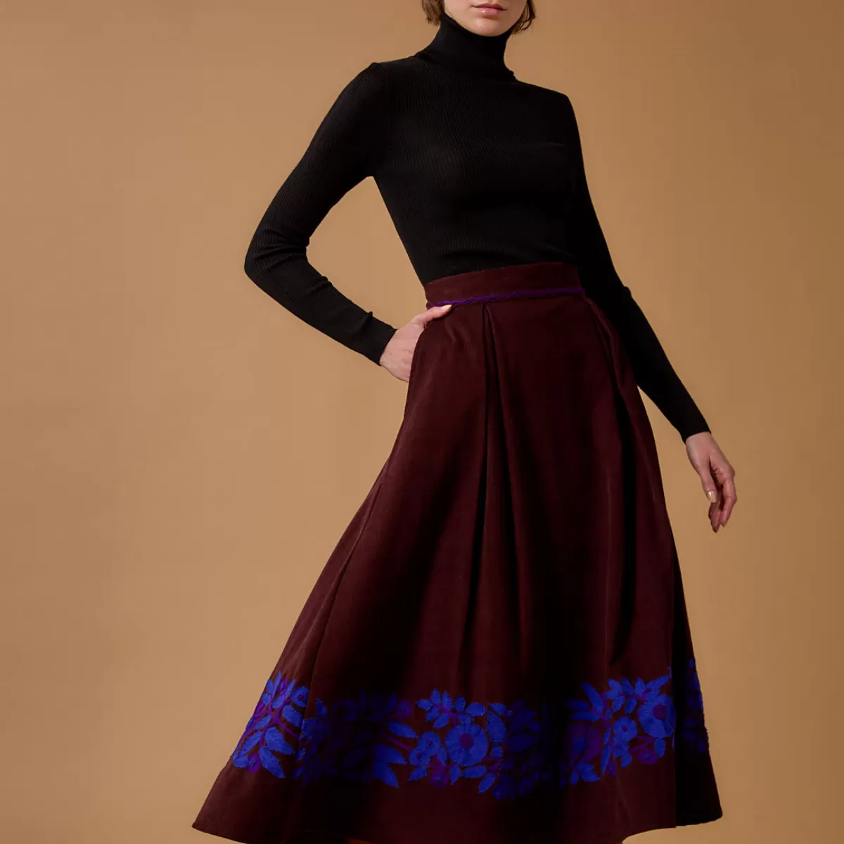 WYNONA SKIRT CHOCOLATE