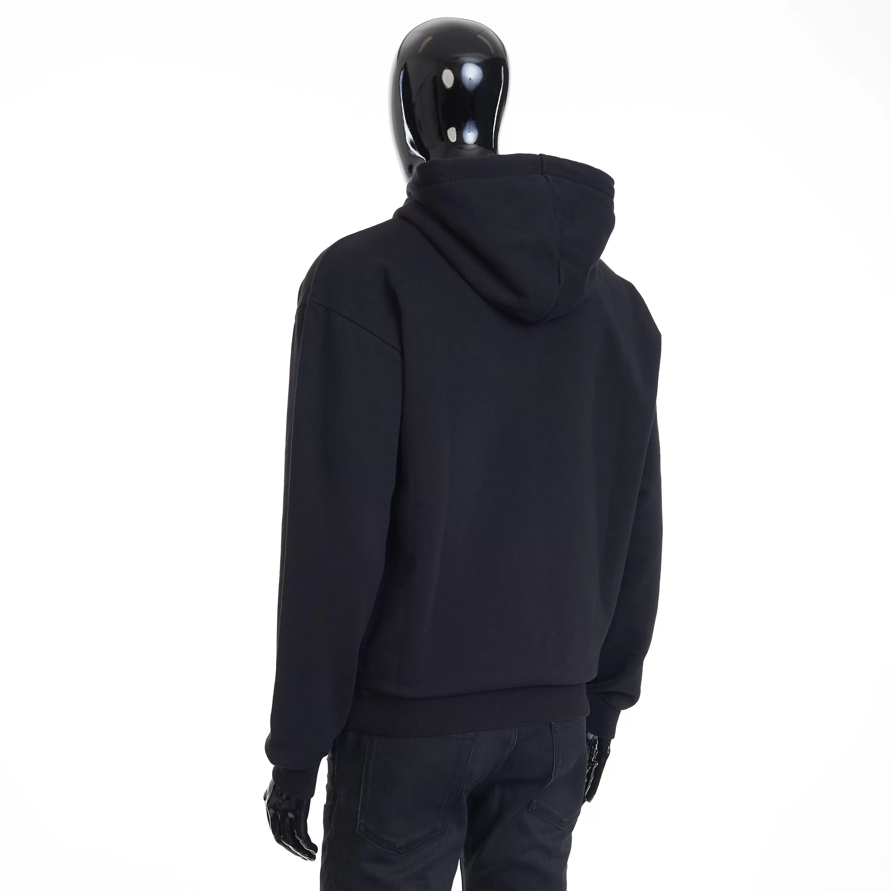 x ALAN VEGA Loose Hoodie "Everything Special Deadly Wait" Print In Cotton Fleece