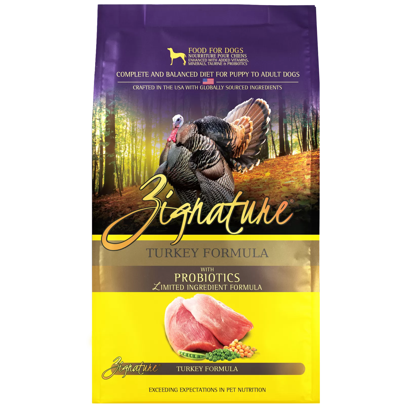 Zignature Turkey Formula Dry Dog Food, 25lb